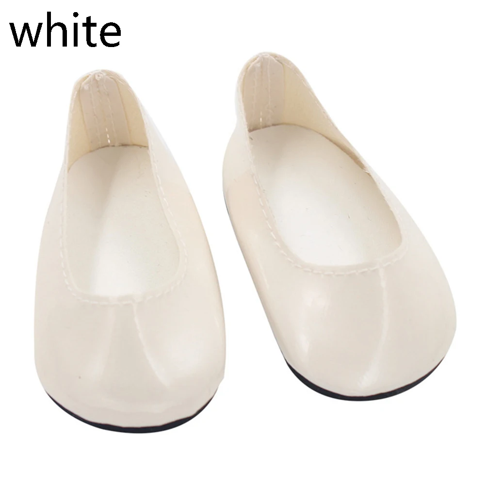 2-white Мини-игрушечная обувь из искусственной кожи; спортивная обувь для отдыха; подходит для 14,5/18 дюймов; куклы для девочек; Подарочные игрушки; Аксессуары для кукол - Цвет: 2-white
