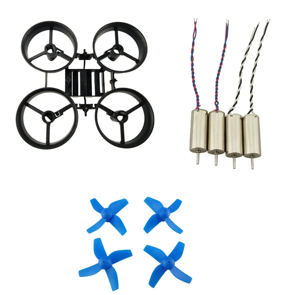 DIY крошечные Whoop RC Дрон JJRC H36 E010 комплект рамы 615 матовый Мотор Пропеллер запасные части - Цвет: Type 3