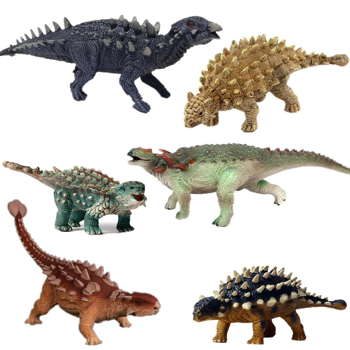 Креативный период Saichania Ankylosaurus Polacanthus Ankylosaur динозавр Декор модель игрушки