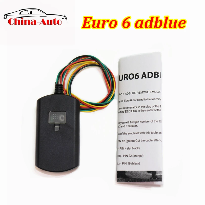 5 шт./лот Adblue эмулятор для Vo-lvo Euro6 Adblue obd2 эмулятор для Vo-l-vo грузовик диагностический инструмент с датчиком NOX