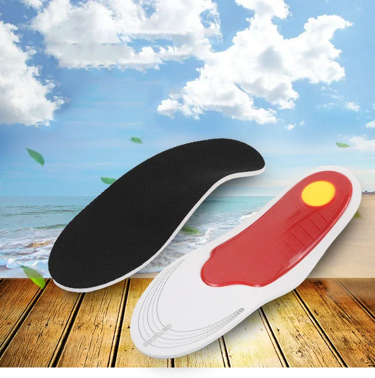 Anti-Vibration Cushioning Breathable Wearable Lightweight Comfortable Arch Support Insole Unisex Adult Insoles