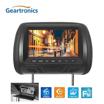 

Universal 7 inches Automobile Car Headrest Monitor Rear Seat Entertainment Multimedia Player General AV USB SD MP4 MP5 FM