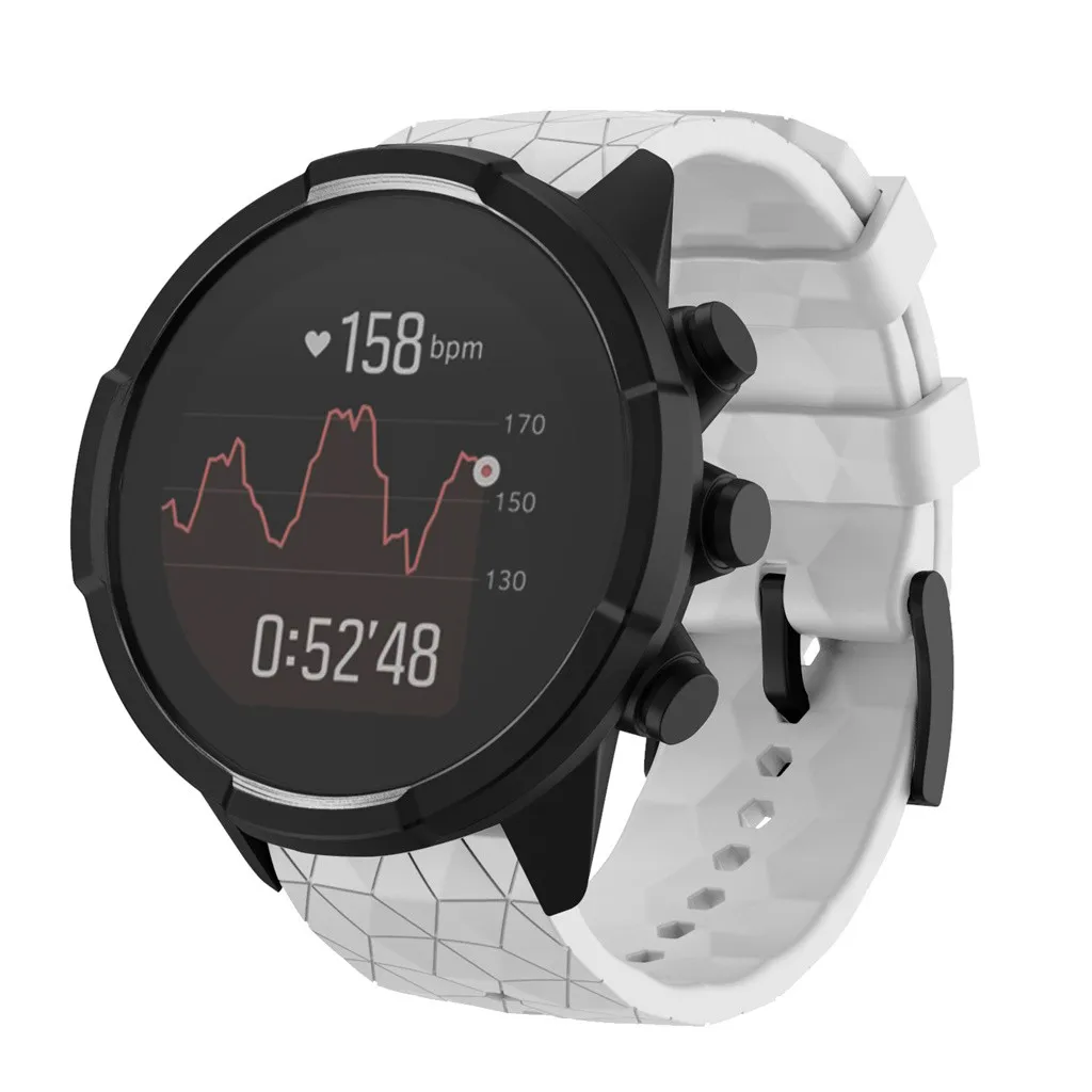 Силиконовый сменный спортивный ремешок для часов SUUNTO 9/Baro Smart Watch