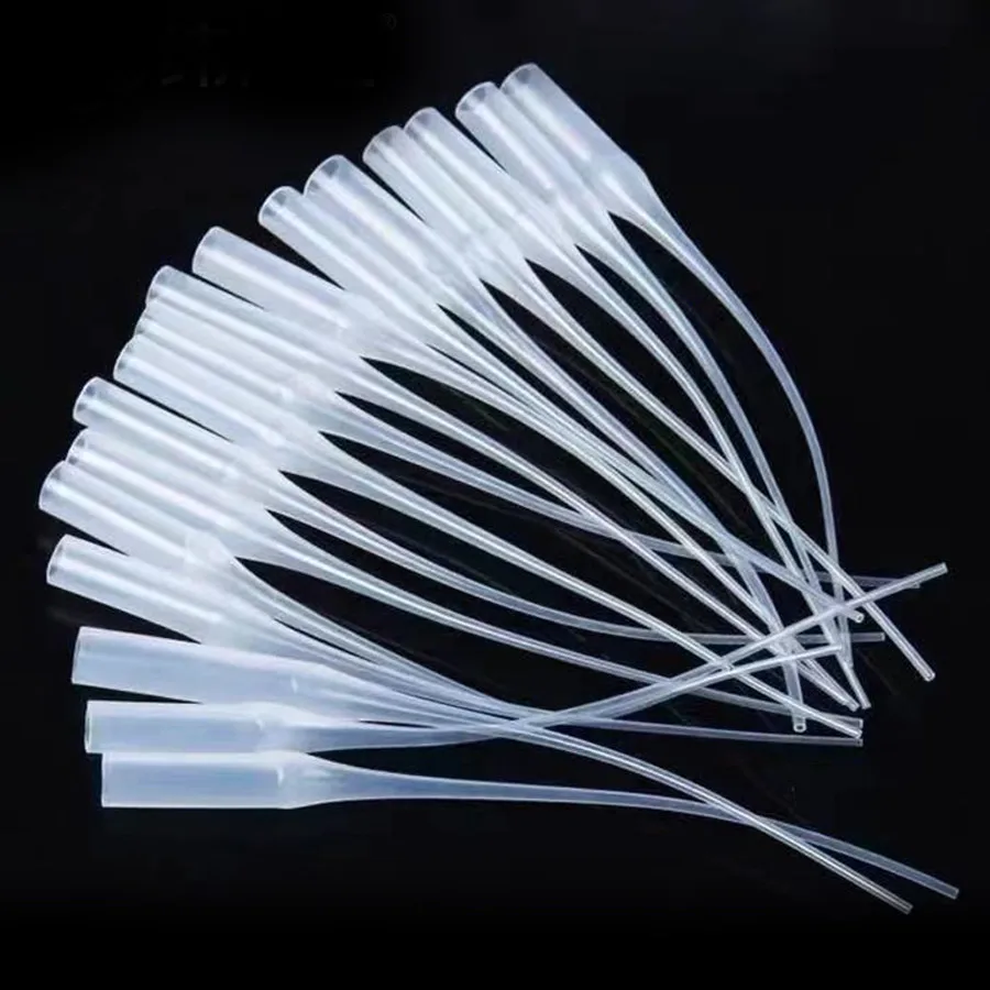 50pcs Universal 502 Instant Super Glue Dropping Tube Nozzle Lengthened Needle Tube Bottle Cap Catheter Dropper Adhesive Tool