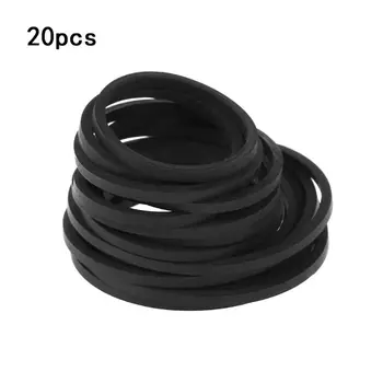 

2019 New 20PCS Universal Mix Cassette Tape Machine Belt Assorted Common Square Rubber Belt for Recorders Walkman CD DVD Drive