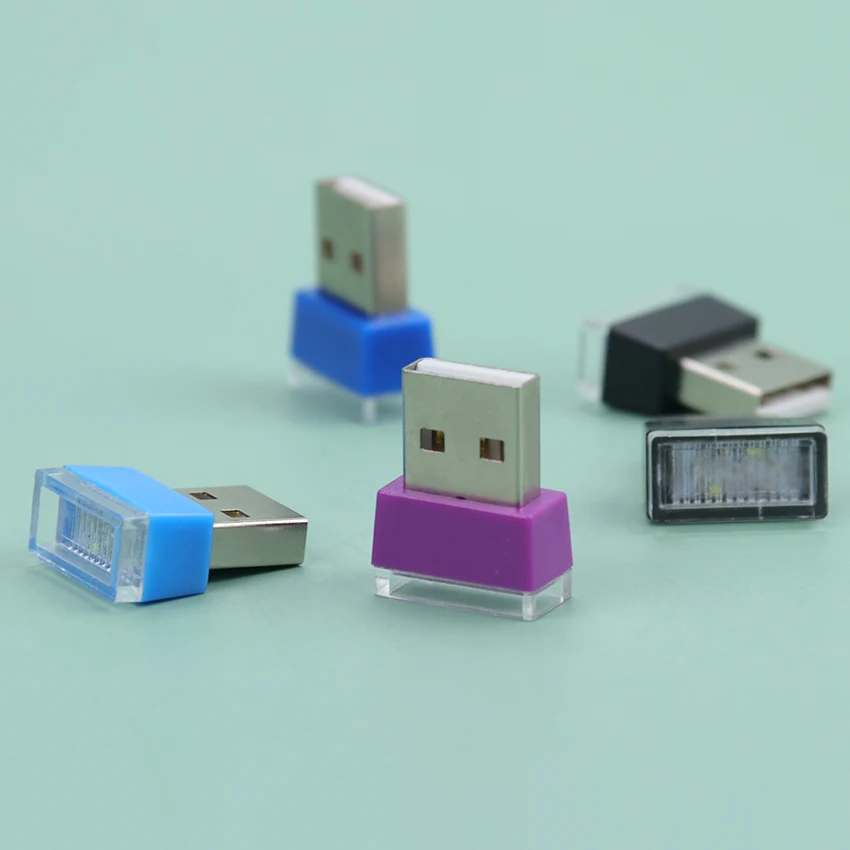 1 шт. мини USB декоративная лампа автомобильный LED атмосферный светильник s