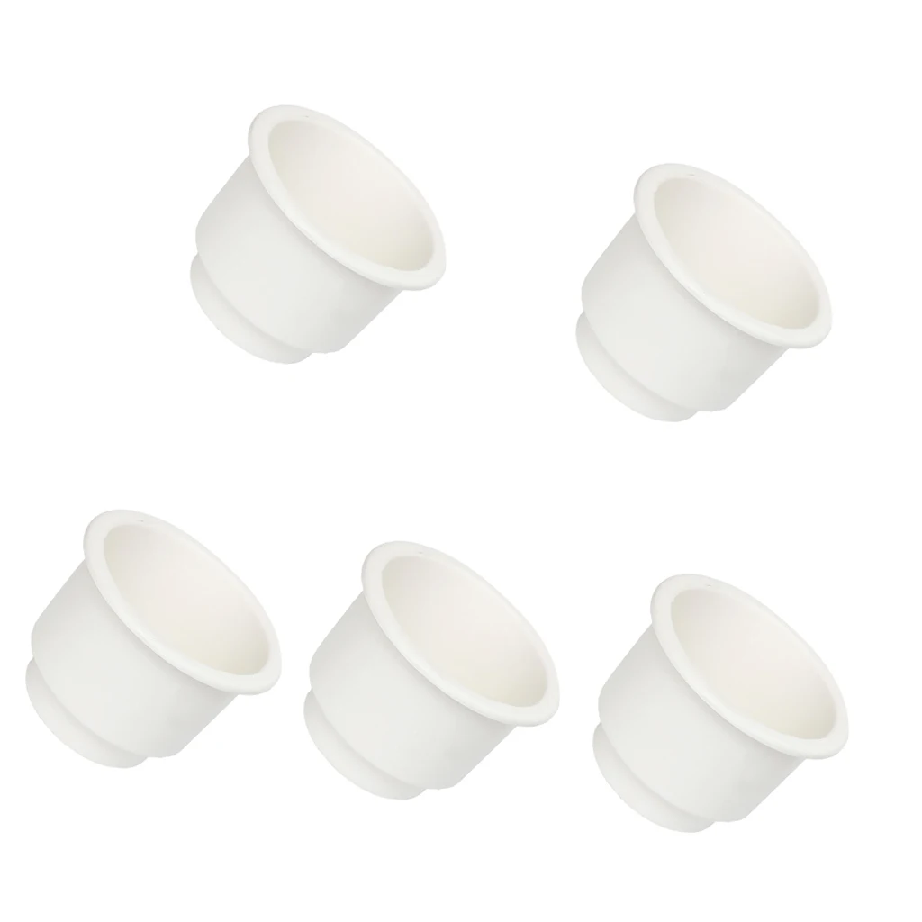 5pcs White Side Hole Dashboard Cup Drink Holder Support Mount Boat Marine RV 5pcs White Side Hole Dashboard Cup Drink Holder Support Mount Boat Marine RV