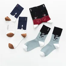 KingDeng Женщина Мужчина Носки Теплые Зимние Лодыжки Harajuku Унисекс Нечеткие Эстетичные Сумасшедшие 3D Cool Art Носок Корейский Стиль Женщины Calcetines