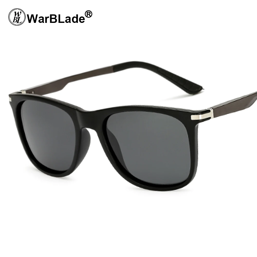 sand black WarBLade классические поляризационные мужские солнцезащитные очки Брендовые дизайнерские ретро Квадратные Солнцезащитные очки аксессуары унисекс очки Oculos De Sol - Цвет линз: sand black