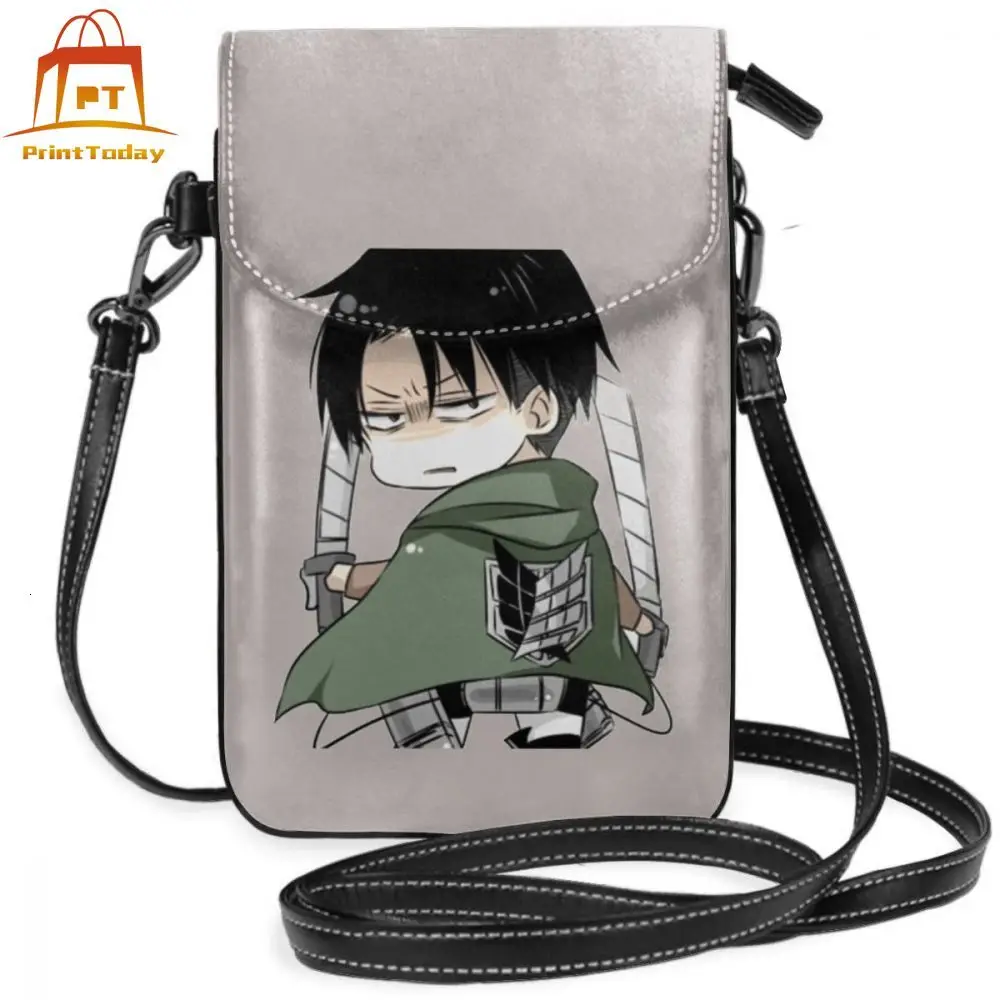 Shingeki No Kyojin сумка на плечо Kawaii кожаная высокого качества с рисунком женские сумки
