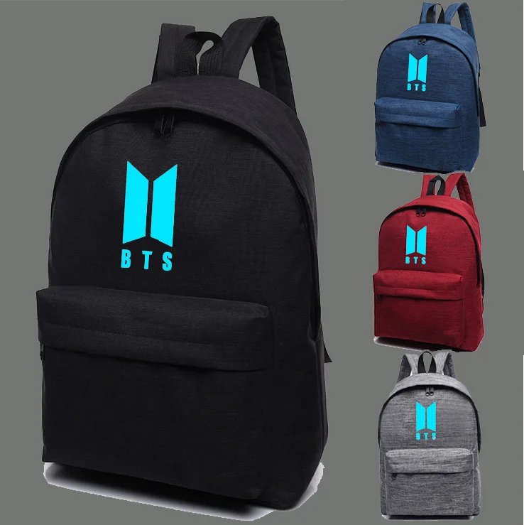 

BTS BT21 Backpack School Bag Cartoon Comic Related Celebrity Inspired Cross-Border