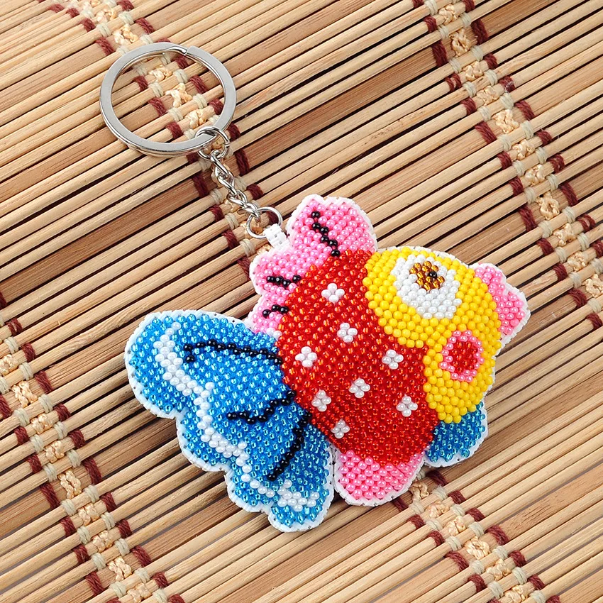 9 см DIY бусины игрушки ручной работы вышитые Крылья Ангела вышивка крестиком брелок Алмазная мозаика набор Дети Взрослые Девушки подарок