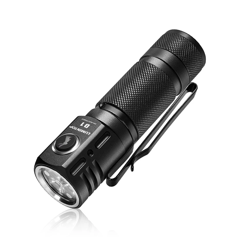 LED Light Lumintop 18650 Flashlight triple LED model D1 4000K Color temperature High color rendering 2000 lumens torch laser Flashlights