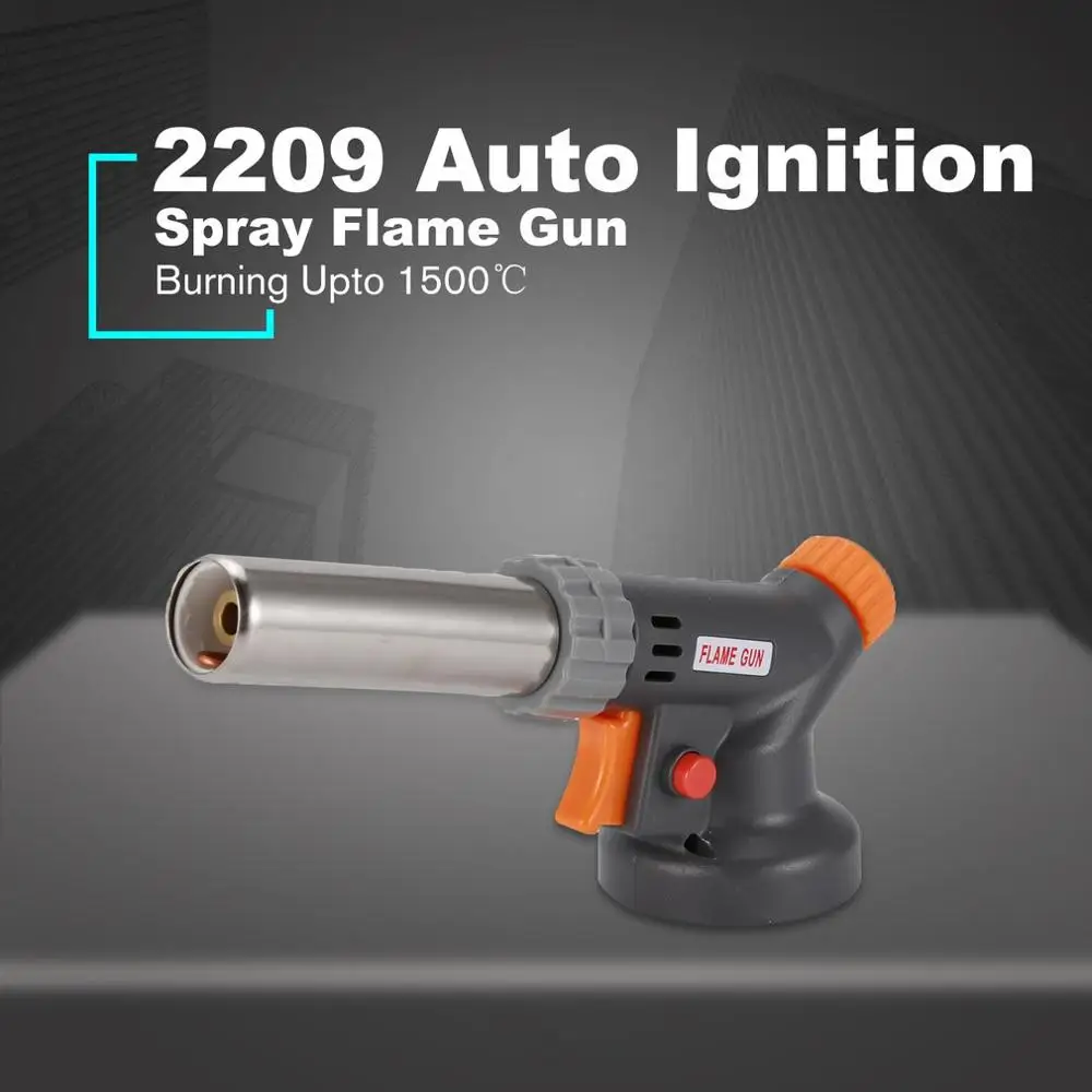Пламенный пистолет воспламенитель для барбекю газовый бутановый факел горелки Авто зажигание Кемпинг Сварка огнемет наружная температура пламенный пистолет