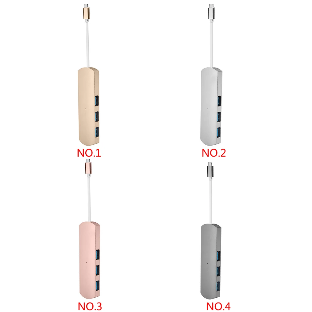 3-Порты и разъёмы USB 3,0 Ultra Slim центр данных подходит для Macbook/Mac Pro/mini/iMac/Surface Pro TYPE-C удлинитель для головок