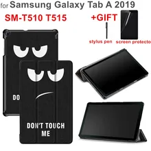 Магнитный чехол для samsung Galaxy Tab A 10,1 SM-T510 SM-T515 T510 T515 Funda чехол для samsung Galaxy Tab A 10,1 чехол