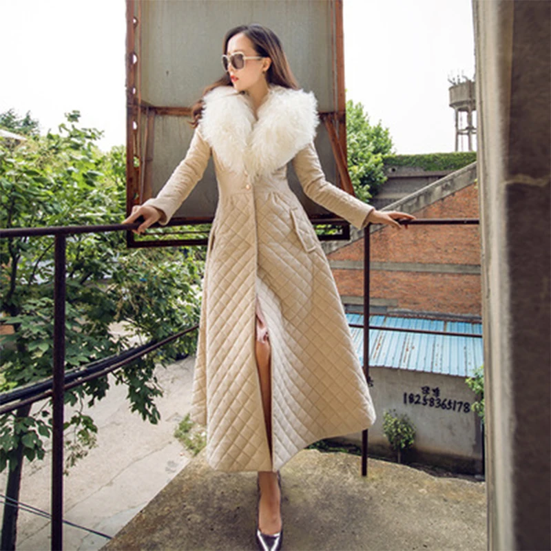 Одежда женская теплая зимняя длинная куртка Manteau Femme Топ Hiver и блузки ropa mujer Dames Parka плюс размер меховой воротник YL184