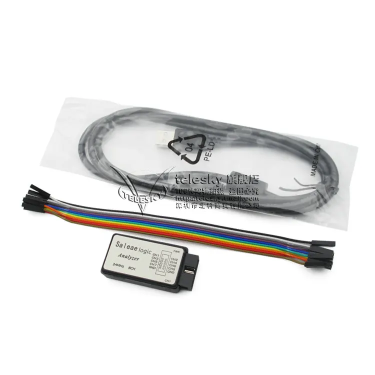 

USB Sales Logic Analyzer Digital Signal Debugging Tool 24 M Sampling 8 Channels