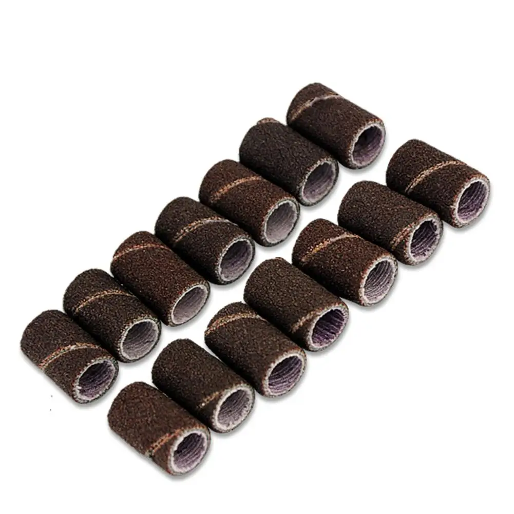 200 шт. аксессуары для Dremel 80 120 180 зернистость ногтей шлифовальные ленты пилочка для средство для снятия УФ гель-лака электрическая машина сверла барабанная лента