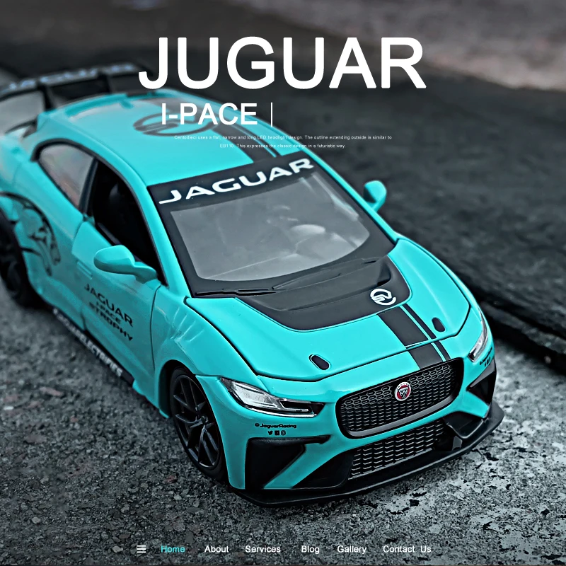 Новая модель спортивного автомобиля Jagua I-PACE из сплава с литым звуком Супер