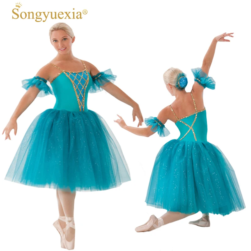 Новинка женское балетное платье Songyuexia профессиональное танцевальное для
