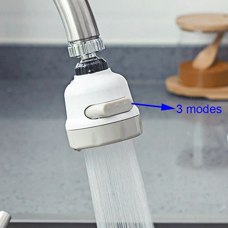 1 ud, Corta 2 en 1 Grifo Gimnasio Giratorio 3 Modos Aireador Grifo para Universal Grifo para Boquilla Giratoria 360/° Filtro para ahorro de agua Alcachofa