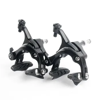

QIKOUR 1 Set Bicycle Brake Racing Road Bike Dual Pivot Brake Aluminum Side Pull Caliper Front And Rear With Brake Pads
