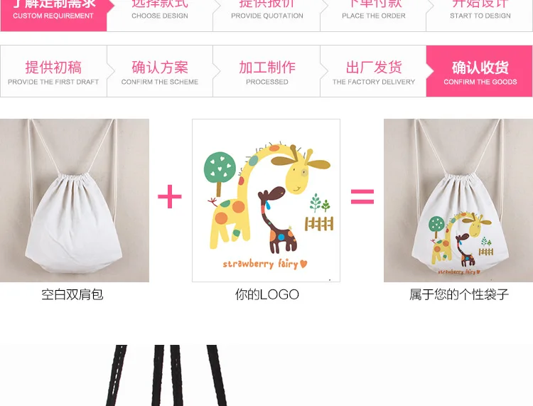AliExpress 3D цифровая сумка со стягивающим шнурком и напечатанным текстом Сумасшедший зоопарк рюкзак ранец Прямая поставка от производителя