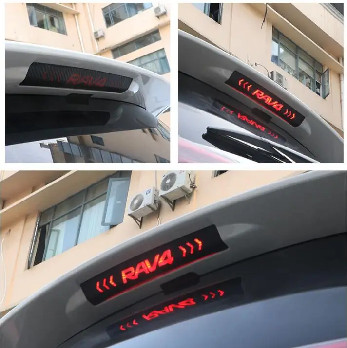 Стайлинг автомобиля 3D наклейки из углеродного волокна для Toyota Rav4 2016 2017 2018 2019 2020 на
