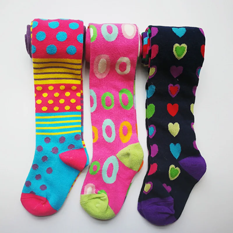 3 шт./упаковка Детские осенне зимние колготки в полоску|girls tights|kids girl tightschild pantyhose |