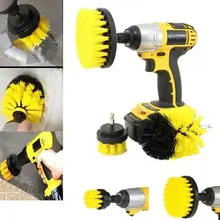 Полезная насадка в виде щетки комплект 3 шт./компл. маслобойка бурения Мощность щетка для мытья посуды продукты упорного пятно электрическая насадка в виде щетки 3 цвета