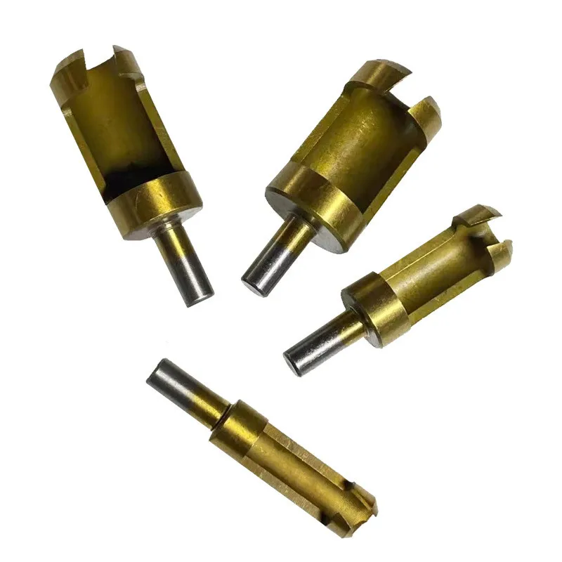 

4 шт., коронка для фонарика с титановым покрытием