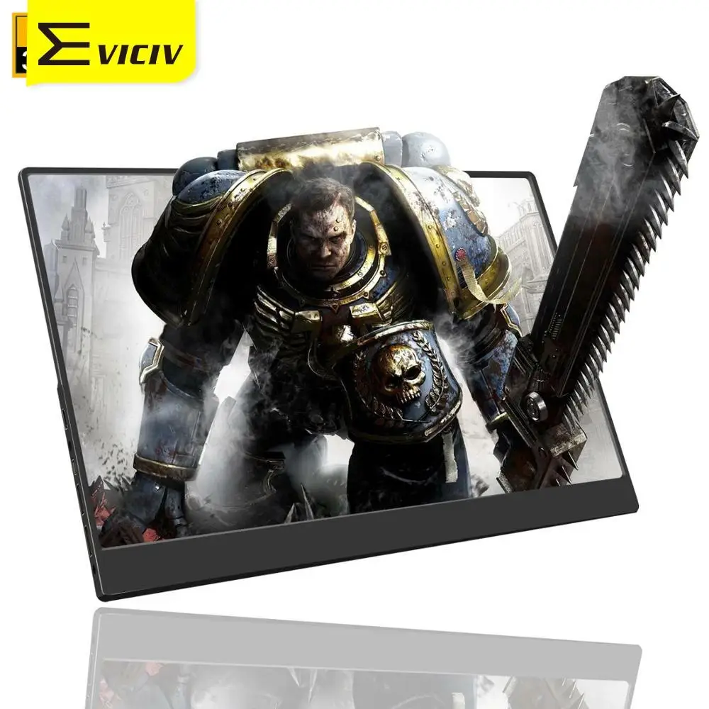 Eviciv 4K 12 5 дюймов Портативный монитор USB HDMI DP UHD Дисплей ультратонкий внешний Экран