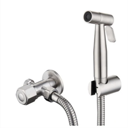 Wash nozzle set A Многофункциональный ручной распылитель для биде, набор из нержавеющей стали, ручной биде кран для ванной комнаты, ручной распылитель для душа - Цвет: Wash nozzle set A