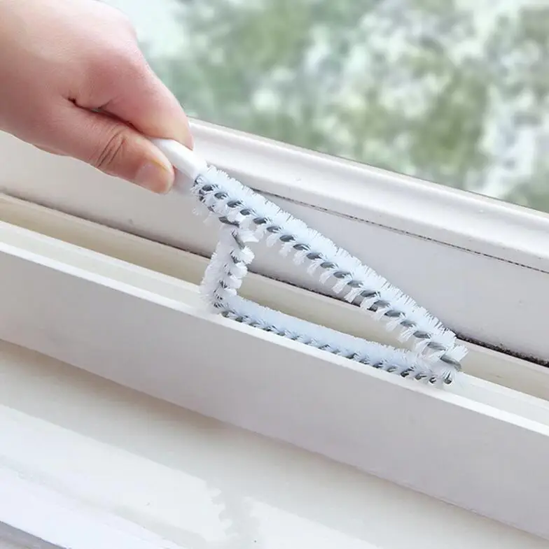 

1Pcs Windows Cleaning brush Multi - Purpose Slot Gadgets Kitchen and Toilet Gas Stove Wash Tank Groove Decontamination Brush
