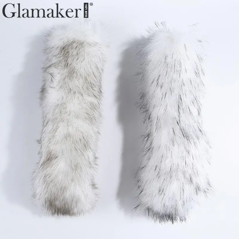 Glamaker, плюс размер, зимний теплый пуховик с капюшоном, пальто для женщин, меховой воротник, карман, свободная верхняя одежда, femme, уличная одежда, стеганое пальто, куртка