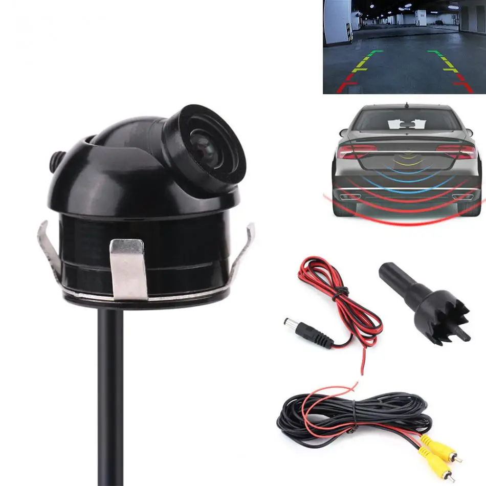 360 Degree Rotation HD Mini Universal Car Rear View Camera Reverse Parking Car Accessories