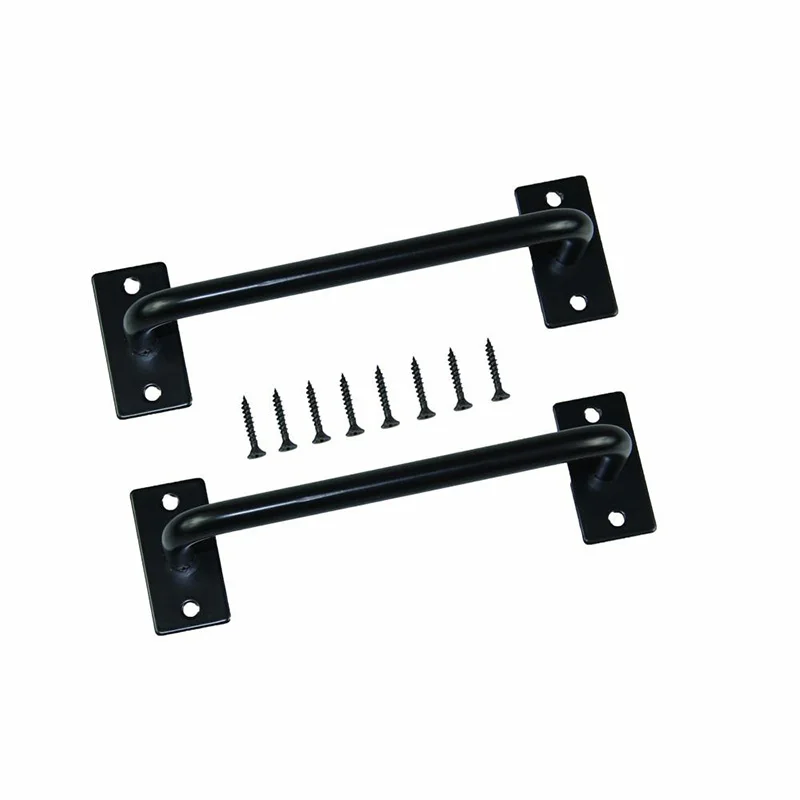 

Sliding Barn Door Pull Handle Kitchen Cabinet Cupboard Metal Black High Quality