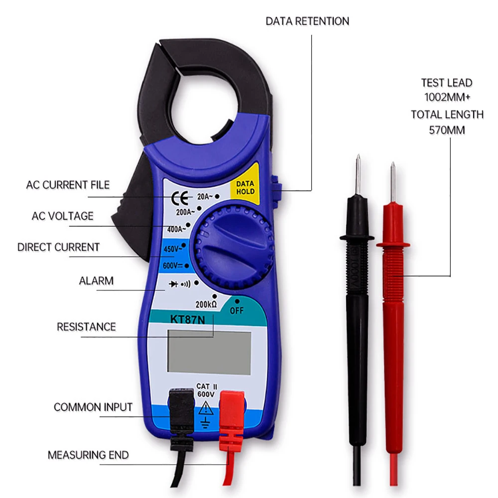 Shop Generic Ingbont Digital Clamp Multimeter Electrical Meters Tester