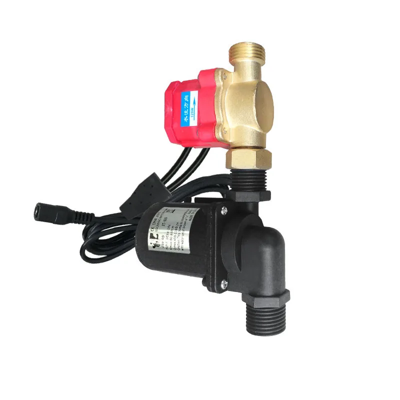 Brushless 24V Booster Water Pump Automatic Hot Circulation with Flow Switch Sensor Amphibious Type | Обустройство дома
