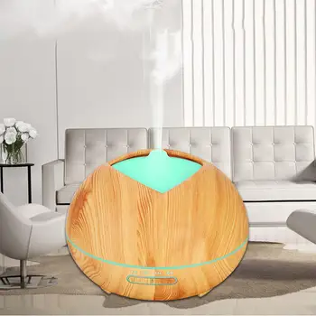 

400ml Wood Grain Ultrasonic Air Purifier Humidifier Mist Diffuser