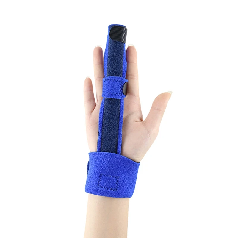 L Регулируемый Палец шина Brace Finger Guard защитный чехол Oints Brace вывих фиксированный палец выпрямитель Brace пояс - Цвет: L