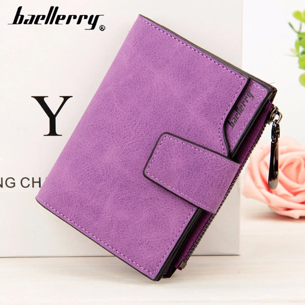 Модные кошельки для женщин baellerry из искусственной кожи, короткий дизайн, держатель для карт, высокое качество, Женский кошелек, винтажный держатель для монет, женские кошельки