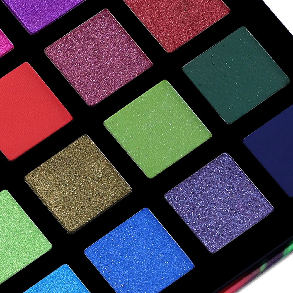 Cena UCANBE Spotlight 40 kolorów paleta cieni do powiek kolorowy artysta Shimmer Glitter matowy pigmentowany proszek wciśnięty cień do powiek zestaw do makeupu