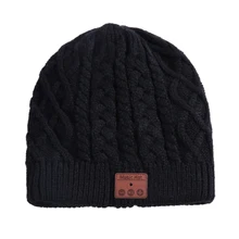 Wireless Hat Knitted Caps Beanie Stereo Earphone Mic Speaker Bluetooth For Outdoor Sports