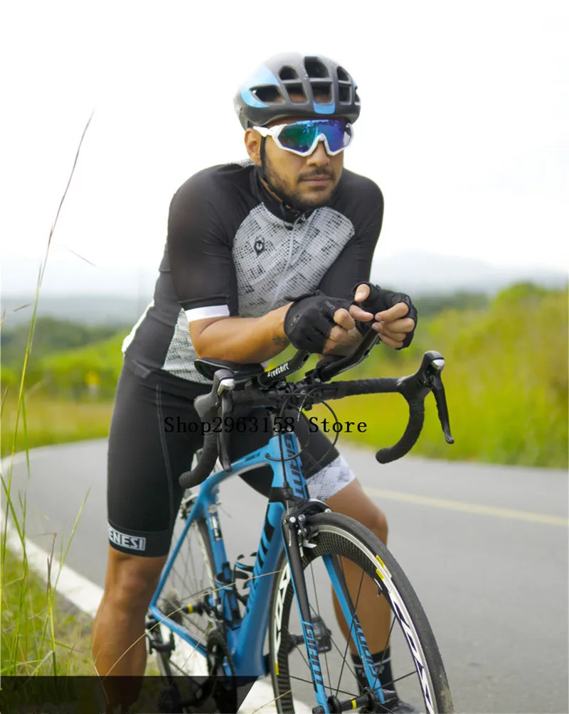 Pro командный триатлонный костюм мужские велосипедные Джерси наборы Skinsuit комбинезон Велосипедное трико Ropa ciclismo комплект гелевая накладка - Цвет: as picture12