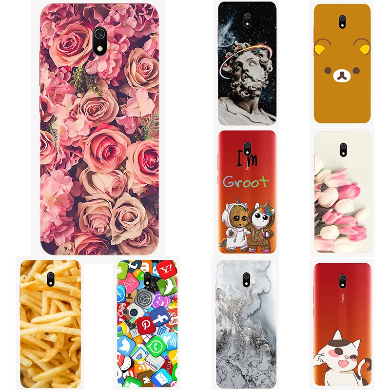 

Soft Case for Xiaomi Redmi 8A Ultra Thin Flexible Back Cover Redmi 8A Shock Absorbing A8 Non Slip Transparent Soft Tpu Case