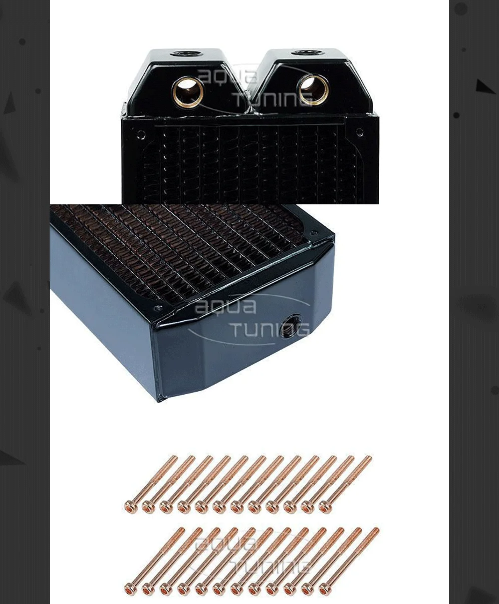 Cold row full copper radiator Alphacool NexXxoS UT60 Full Copper 360mm  