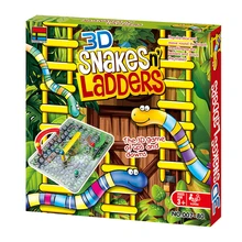 3D serpents et échelles plateau Table jeu enfants enfants activité éducative jouets fête famille Fun