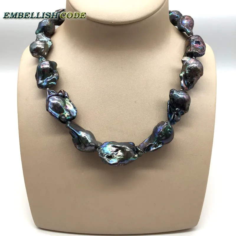 Inusual Azul Pavo Real Genuino Collar Perlas Pulsera /& Juego Pendientes